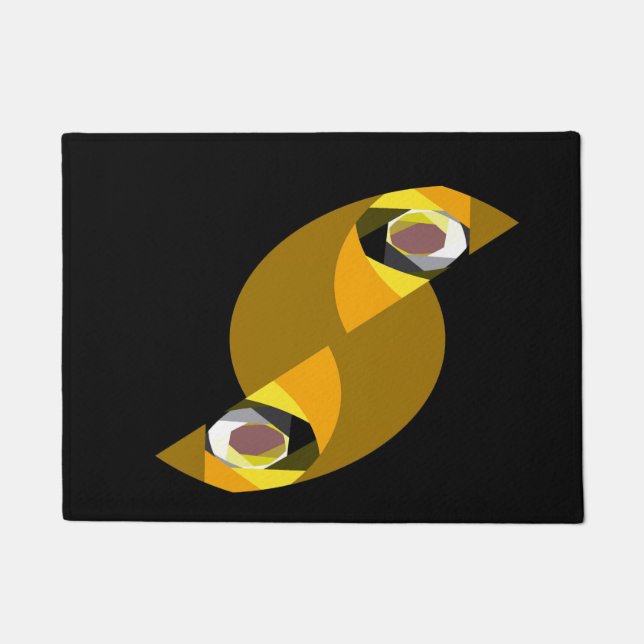 ABSTRACT OWL DOORMAT (Front)