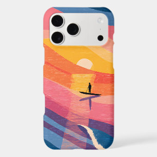 Abstract Paddle Board Sunset Wrap iPhone Case