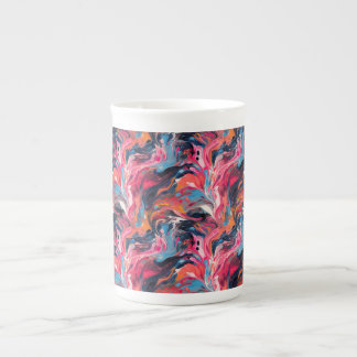Abstract Paint 01 Bone China Mug