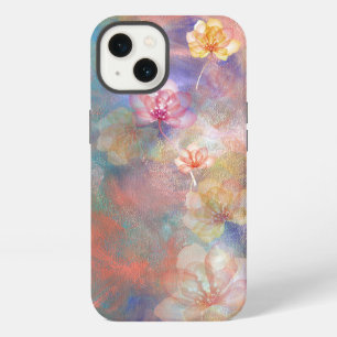 Abstract Paint and Flowers iPhone 13 Case