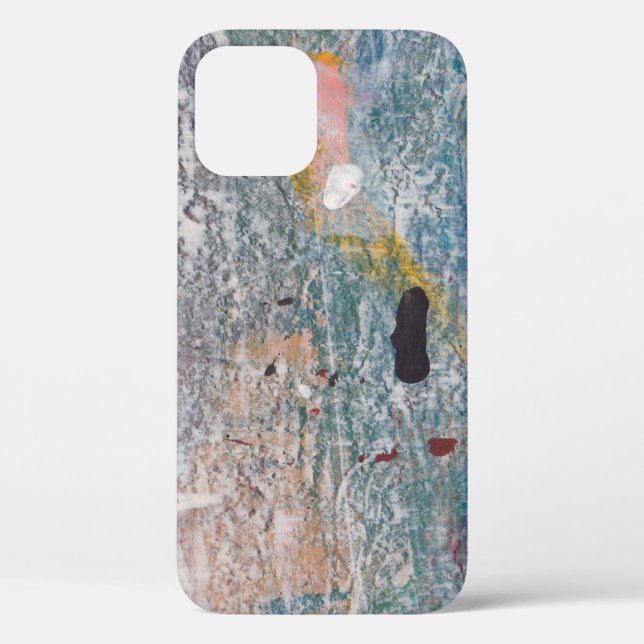 Abstract paint background. Artwork made of mixed m Case-Mate iPhone Case (Back)