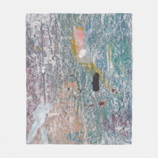 Abstract paint background. Artwork made of mixed m Fleece Blanket