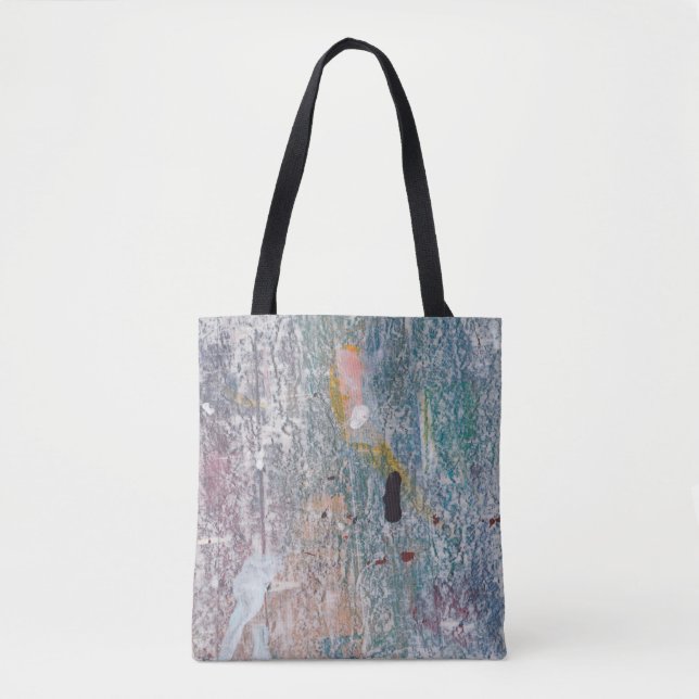 Abstract paint background. Artwork made of mixed m Tote Bag (Front)