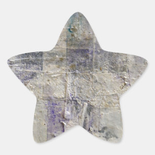 abstract paint background star sticker