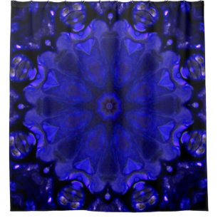 Abstract Paint Brush Ink Explode Spread Smooth Con Shower Curtain