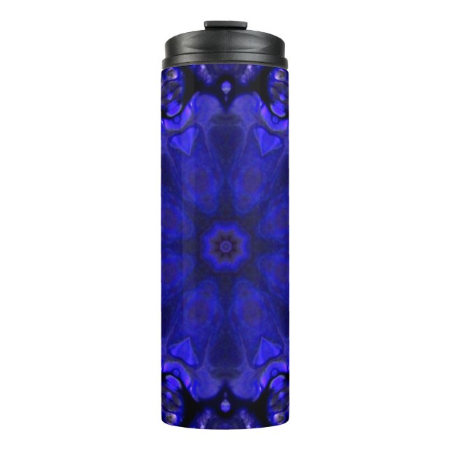 Abstract Paint Brush Ink Explode Spread Smooth Con Thermal Tumbler (Front)