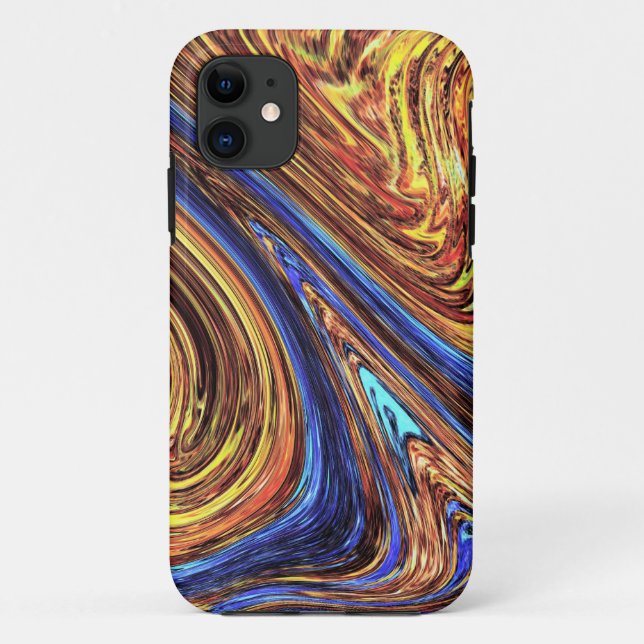 Abstract Paint Case-Mate iPhone Case (Back)