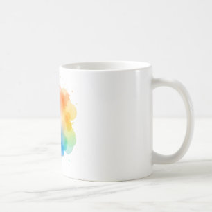 Abstract Paint Colour Ceramic Mug - Artistic and V