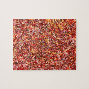 Abstract - Paint - Cosmetically speaking Jigsaw Puzzle