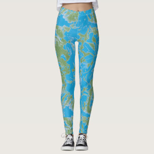 Abstract Paint Leggings