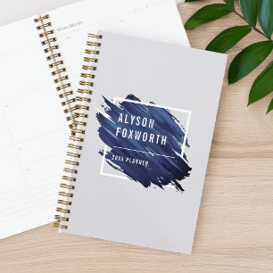 Abstract Paint Logo Personalised Planner