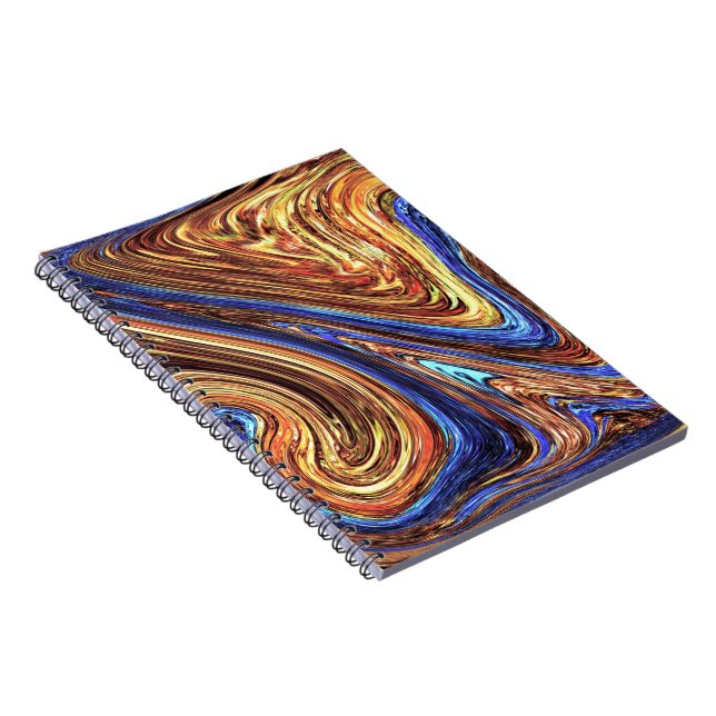 Abstract Paint Notebook (Right Side)