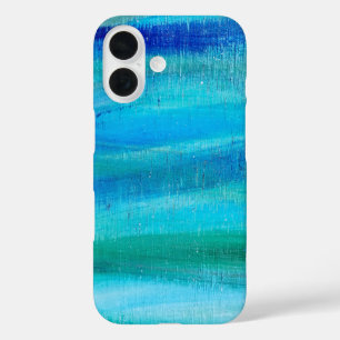 Abstract Paint Pattern iPhone 16 Case