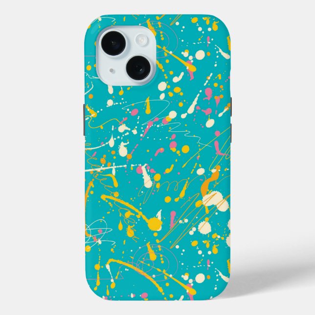 Abstract Paint Splash Case-Mate iPhone Case (Back)