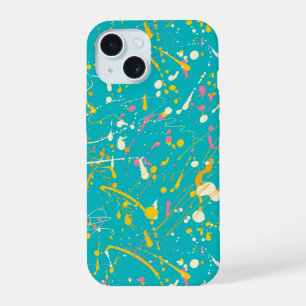 Abstract Paint Splash iPhone 15 Case