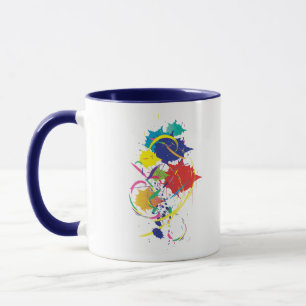 Abstract Paint Splatter Art Modern Cool.ai Mug