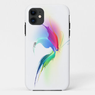 Abstract Paint Splatter Butterfly iPhone 11 Case