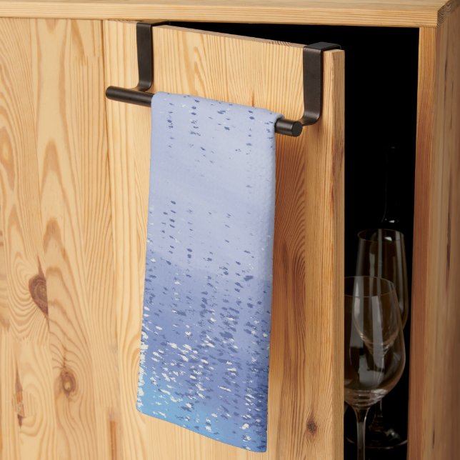 Abstract Paint Splatter Kitchen Towel (Thirds Fold)