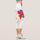 Abstract Paint Splatter Rainbow Lorikeet