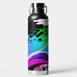 Abstract Paint Water Bottle