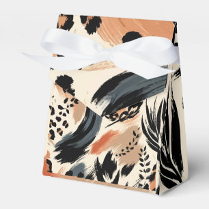 Abstract Painted Exotic Animal Print Leopard  Favour Box