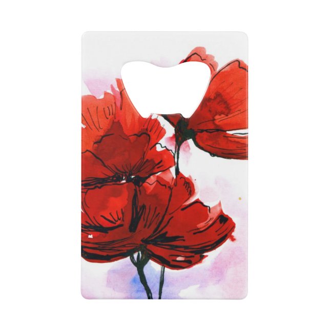 Abstract painted floral background 2 (Front)