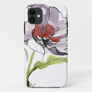 Abstract painted floral background 3 iPhone 11 case
