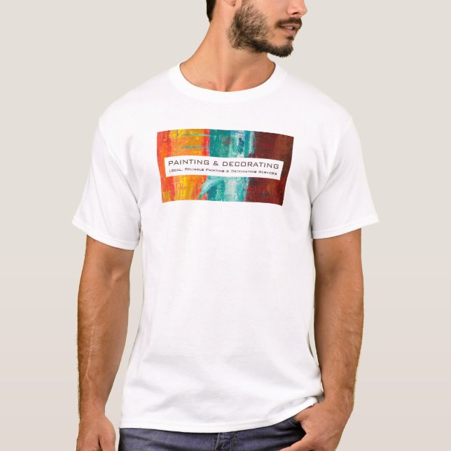 Abstract Painted Wall, Painter & Decorator T-Shirt (Front)