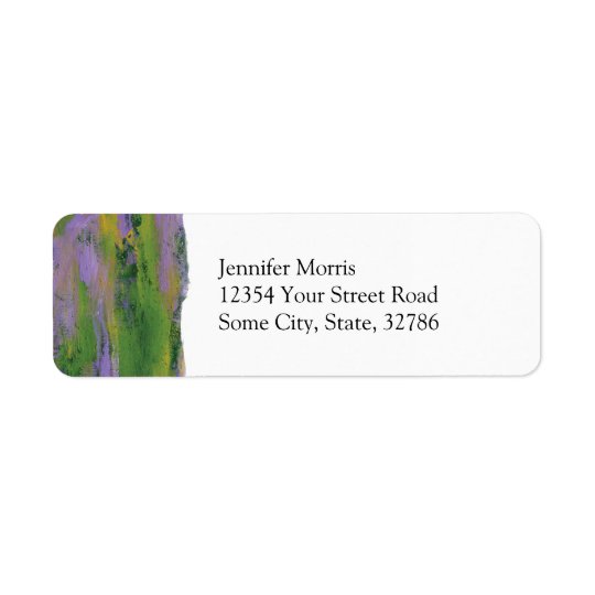 Abstract Painting 51 "Bliss Return Address Label