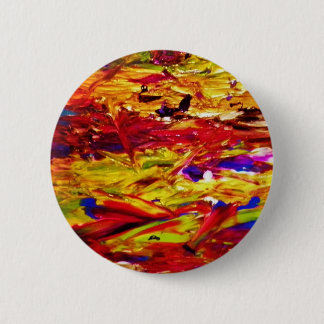 Abstract Painting 6 Cm Round Badge