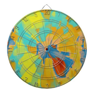 Abstract Painting Abstract Art 16 Dartboard