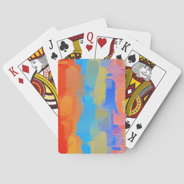 Abstract Painting | Abstract Art 25 Playing Cards (Back)