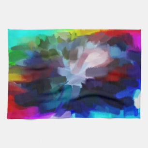 Abstract Painting Abstract Art 5 Tea Towel