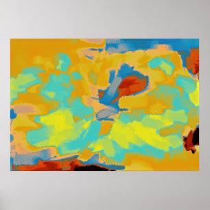 Abstract Painting   Abstract Art 7 Poster