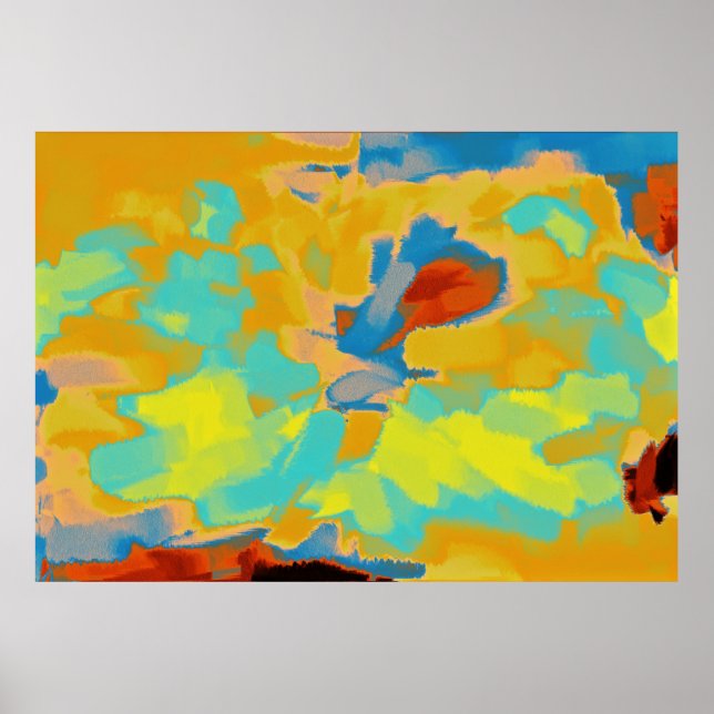 Abstract Painting | Abstract Art 7 Poster (Front)