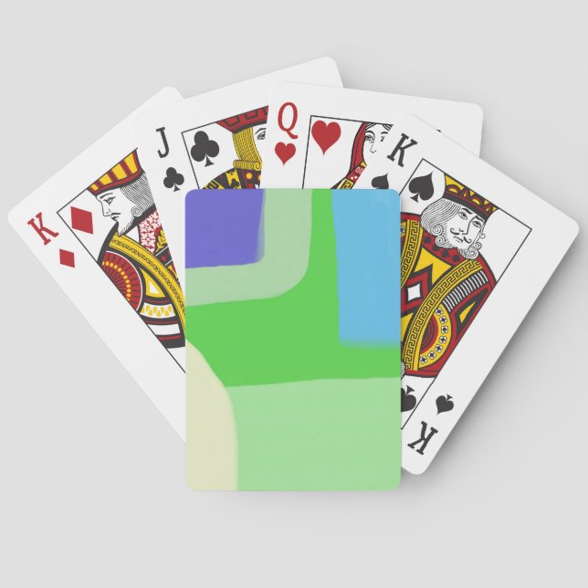 abstract painting art playing cards (Back)