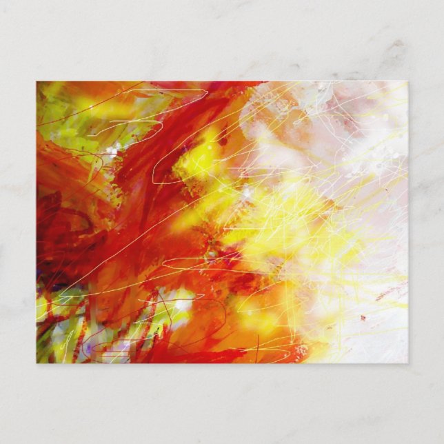 Abstract Painting Art Postcards (Front)