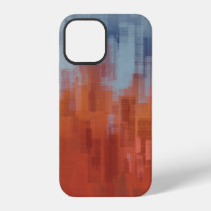 Abstract painting backdrop on concrete wall. Colou iPhone 12 Case