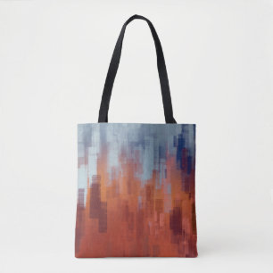 Abstract painting backdrop on concrete wall. Colou Tote Bag