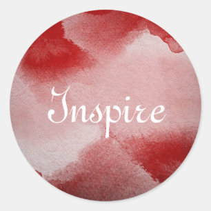 abstract painting background classic round sticker