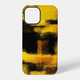 Abstract Painting   Black and Yellow iPhone 12 Pro Case