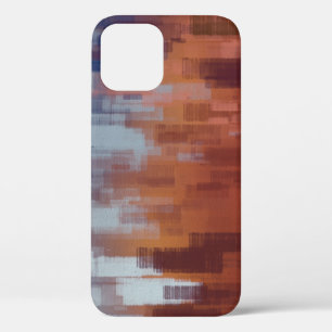 Abstract painting, colourful concrete wall. iPhone 12 case