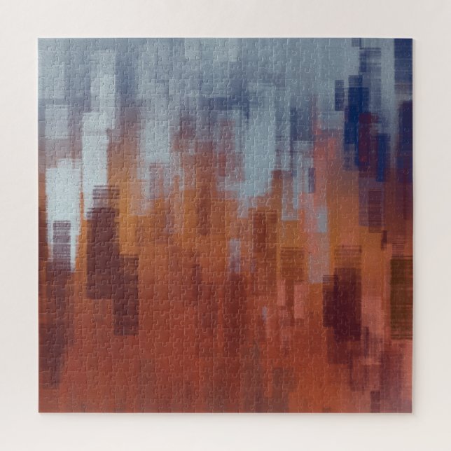 Abstract painting, colourful concrete wall. jigsaw puzzle (Vertical)