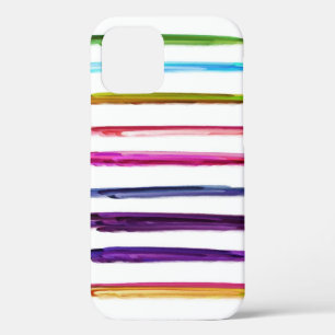 Abstract Painting Colourful Paint Brush Strokes iPhone 12 Pro Case
