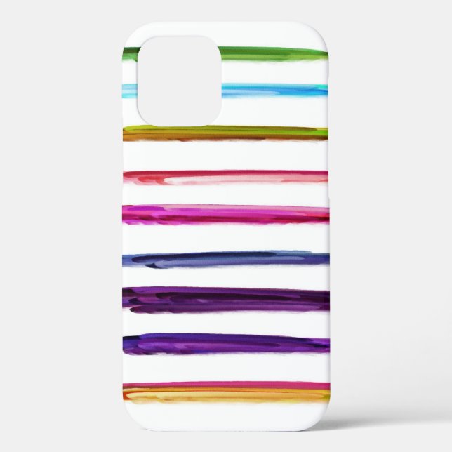 Abstract Painting | Colourful Paint Brush Strokes Case-Mate iPhone Case (Back)