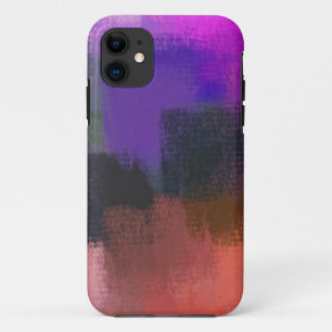 Abstract Painting   Colourful Vintage 2 iPhone 11 Case