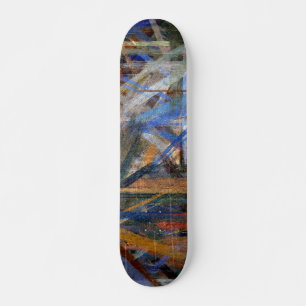 Abstract Painting Colours #16 Skateboard
