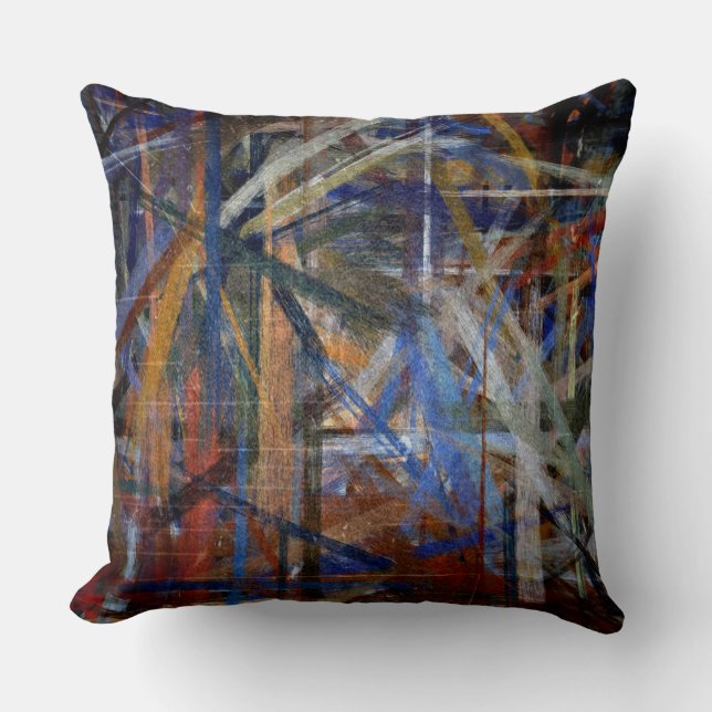 Abstract Painting Colours #44 Cushion (Front)