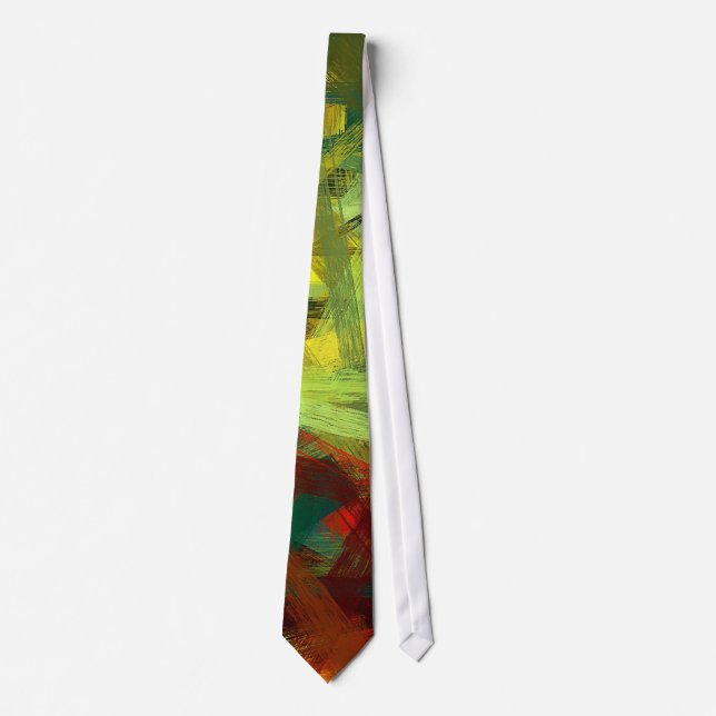 Abstract Painting Colours #5 Tie (Front)