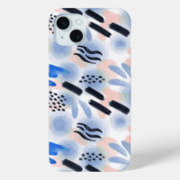 Abstract painting cute vivid watercolor pattern